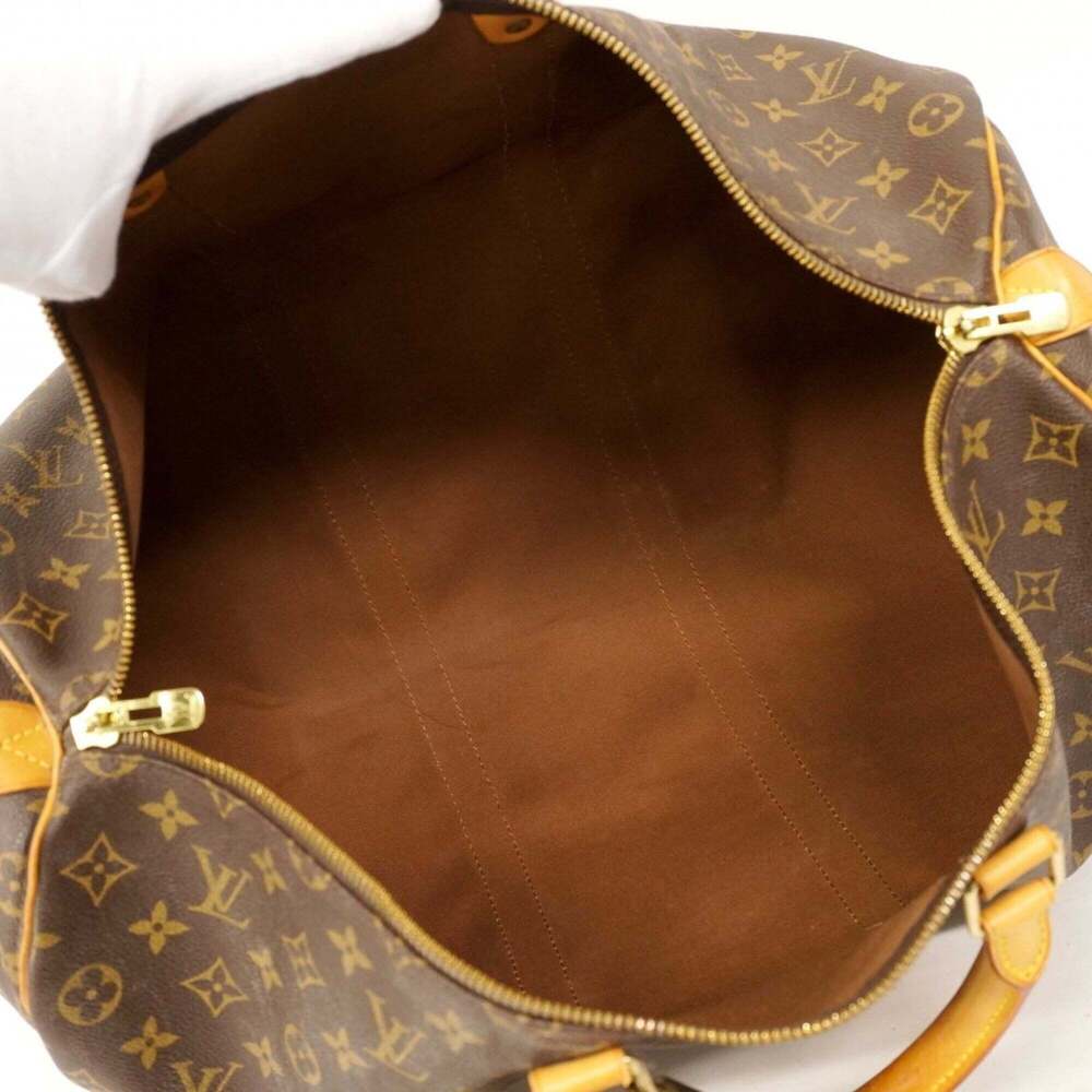 LOUIS VUITTON Brown Monogram Keepall 50 Boston Bag - Picture 4 of 14